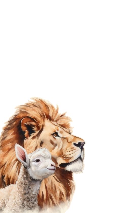 Lamb Drawing, Lion Of Judah Jesus, Christian Graphics, Jesus Culture, Modern Christian Art, Lion And Lamb, Christian Affirmations, Lion Wallpaper, Jesus Christ Artwork