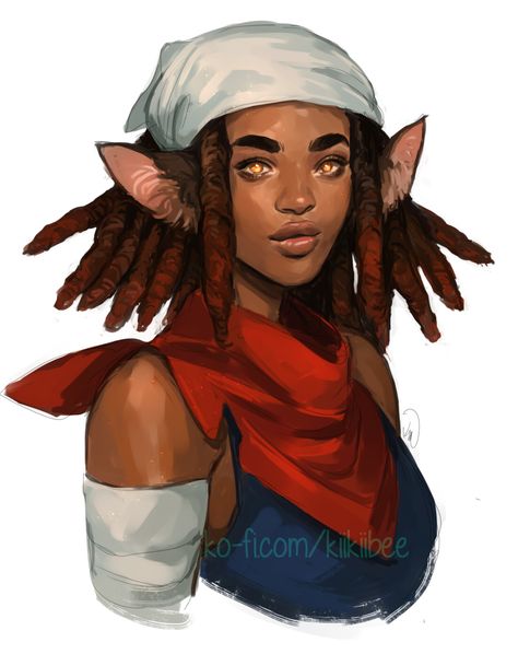 Rock Gnome Dnd, Dnd Races, Fantasy Portraits, Fantasy Races, Dungeons And Dragons Characters, Dnd Art, Character Inspo, Afro Art, Character Designs