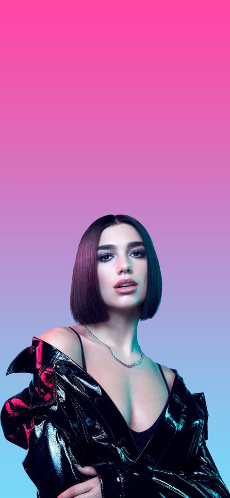 #dualipa #lipa #dua #dualipawallpaper #popstar Dua Lipa Wallpaper, Dua Lipa, A Woman, Music, Red, Hair, Blue, Black