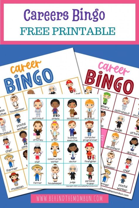 Community Helpers Games, Community Helpers Printables, Community Helpers Week, Community Helpers Activities, Community Helpers Worksheets, Personal Financial Literacy, Community Helpers Preschool Activities, Community Helpers Unit, Bingo Games For Kids