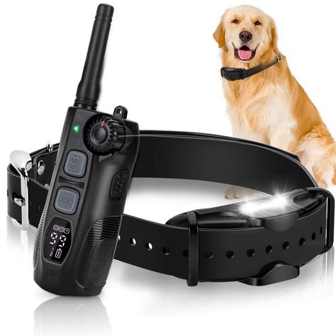 E Collar for Dogs Training with Remote - Waterproof Dog Training Collar for Small Medium Large Dogs Shock Collar Up to 1.24Mile Remote Range Dog Trainer Collar with 100 Levels Static Vibration Tone E Collar For Dogs, Dog Shock Collar, Dogs Training, Shock Collar, Training Collar, Dog Training Collar, Dog Trainer, Large Dogs, For Dogs