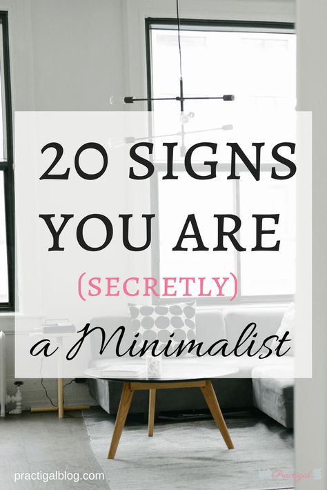 Find out the 20 signs that you are secretly a minimalist, and decide if the minimalist life is for you! Often times, we crave a life that's different from the one we are currently living. A minimalist lifestyle might be exactly what you need! What is minimalism? What is a minimalist? Why become a minimalist? You will learn the answers to these and more as I share the benefits of minimalism. Find out the signs you’re a minimalist and what minimalist signs to look for. #minimalism Minimalistic Life, Minimalist Dekor, Simple Living Lifestyle, Diy Instagram, Cozy Minimalist, Bedroom Minimalist, Minimalism Lifestyle, Minimal Living, Bare Minimum