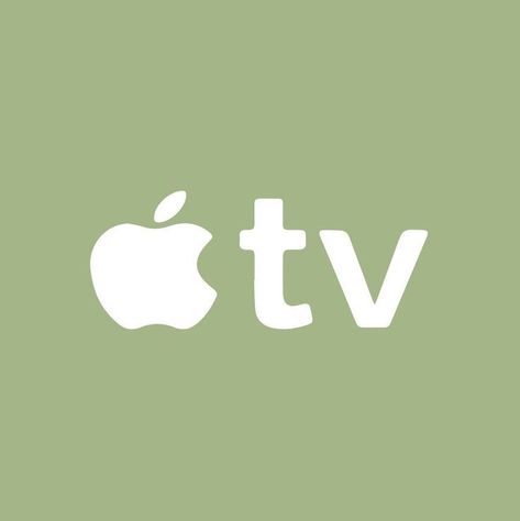 Apple Tv Icon Aesthetic, Apple Tv Icon, Apple Tv App Icon, Green App Icons Aesthetic, Tv App Icon, Enchanted Waterfall, Ipad Logo, App Icon Green, Green Wallpaper Phone