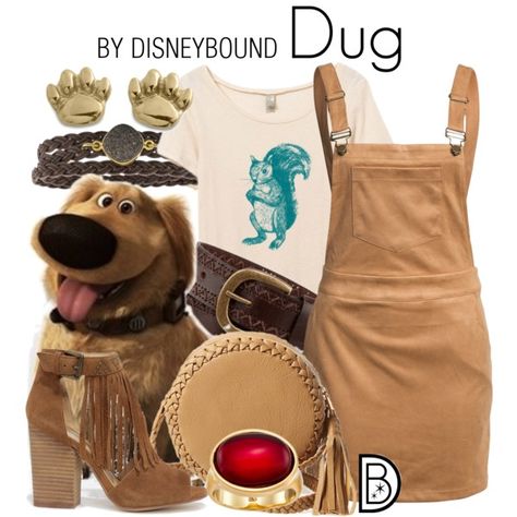 Disney Bound - Dug Pixar Outfits, Disney Place, Disneybounding Ideas, Disneybound Ideas, Disney Character Outfits, Disney Themed Outfits, Cute Disney Outfits, Disney Bounds, Everyday Cosplay