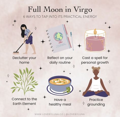 Virgo Witch, Planetary Aspects, Virgo Full Moon, Full Moon In Virgo, Virgo Energy, Lunar Witch, Virgo Love, New Moon Rituals, Virgo Season