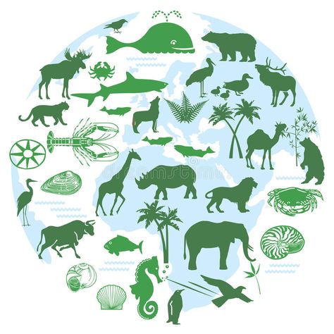 Animals and biodiversity. Illustration of different animals and biosystems , #AFF, #biodiversity, #Animals, #Illustration, #biosystems, #animals #ad Animal Conservation Art, Biodiversity Conservation, Conservation Art, Lab Activities, Animal Conservation, Animal Agriculture, Earth Art, Wildlife Conservation, Stencil Art