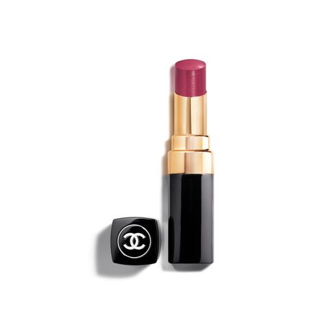 61 - BONHEUR Chanel Rouge Coco Shine, Light Pink Lip Gloss, Chanel Lipstick, Chanel Rouge, Hydrating Lipstick, Chanel Perfume, Chanel Makeup, Moisturizing Lipstick, Perfume And Cologne