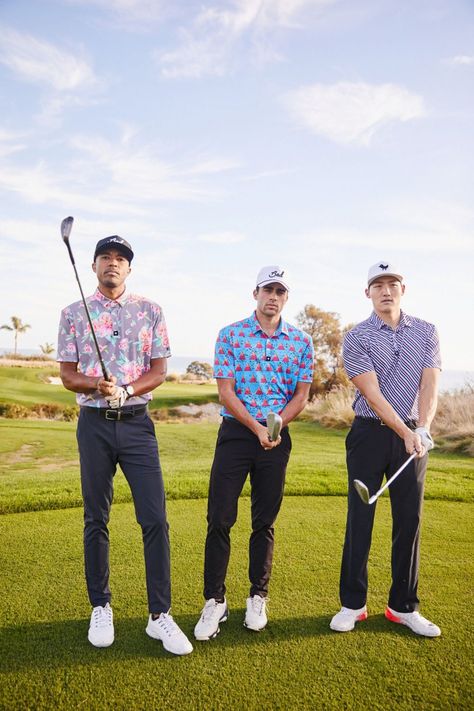 Golf Outfits Man, Golf Shorts Outfit Men, Men's Golf Fashion, Trendy Golf Outfits Men, Mens Golf Aesthetic, Cool Golf Outfit Men, Golf Wear Men, Mens Golf Attire, Men’s Golf Style