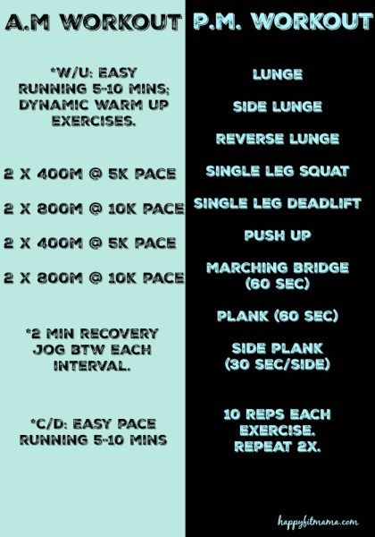 2 A Day Workouts, Two A Day Workouts, Am Workout, Strength For Runners, Cross Training For Runners, Workouts For Runners, Track Workouts, Lunge Workout, Track Training