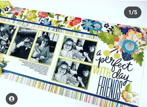 Scrapbook Double Page Layouts Ideas, Scrapbooking Double Page Layouts, Double Layout Scrapbook Pages, Scrapbooking Quebec Layouts, Double Page Scrapbook Layouts Sketches, 2 Page Scrapbooking Layouts, Spring Scrapbook Layouts, Scrapbooking Quebec, Double Page Scrapbook Layouts