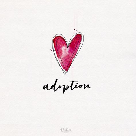 Adoption Month November, Adoption Aesthetic, Adoption Symbol, National Adoption Day, National Adoption Month, Black And White Designs, Adoption Awareness, All Crafts, Clark Griswold