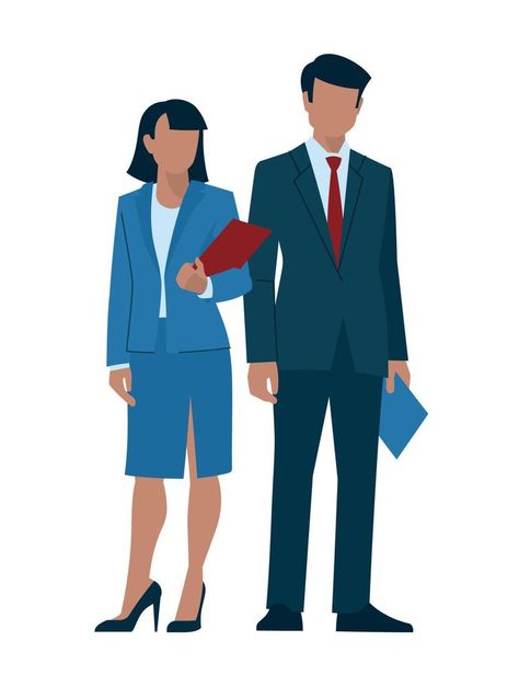 Business people. Woman and man in business clothes, office worker, politician, student, entrepreneur, businessmen. Vector image. Business Man Illustration, Gender Equality Poster, Equality Poster, Ram Navmi, Business Clothes, Man Vector, Man Illustration, Office Worker, Professional Men