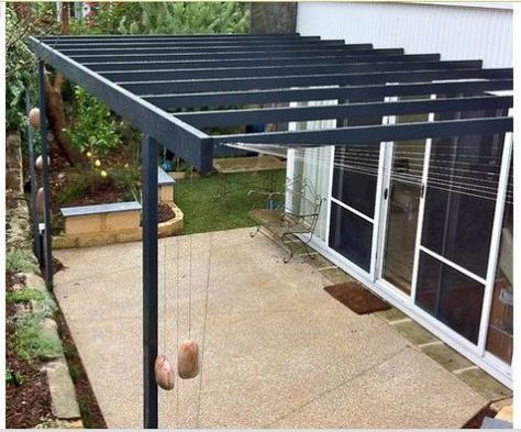 Minimalist Pergola, Pergola Metal, Iron Pergola, Metal Minimalist, Steel Pergola, Cheap Pergola, Pergola Swing, Building A Pergola, Pergola Lighting