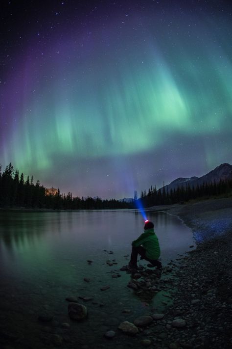 The making of a Dark Sky Preserve: Jasper National Park has gone dark in a unique partnership | Roadtrippers Jasper Park, Jasper Alberta, Night Hiking, Beautiful Night Sky, Jasper National Park, Largest Waterfall, Parks Canada, See The Northern Lights, Light Pollution