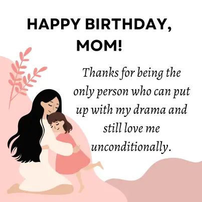 47 Funny Birthday Wishes for Mom From Daughter | I-Wish-You Funny Birthday Wishes For Mom, Birthday Wishes For Mum, Birthday Wishes For Mama, Happy Birthday Soul Sister, Happy Birthday Mom From Daughter, Birthday Message For Mom, Wishes For Mom, Happy Birthday Mom Quotes, Funny Birthday Message