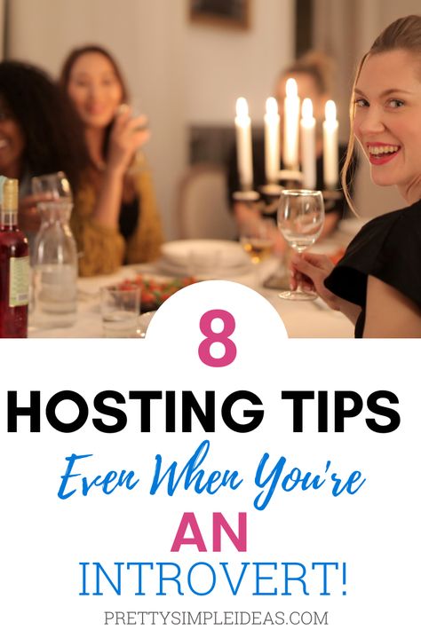 Are you an introvert who still loves to host? These hosting tips and tricks for introverts are perfect for you then. (PS, they work for extroverts too.) Hosting tips entertaining. Hosting tips guest rooms. Hosting tips entertaiing friends. Hosting tips entertaining dinner parties. Hosting A Work Party At Home, Entertaining Ideas Friends, Hosting Small Get Together, Hosting A Small Get Together, Must Have Hosting Items, Hosting Tips And Tricks, Hosting Tips Entertaining, Entertaining Guests At Home, Dinner For Guests Friends Entertaining