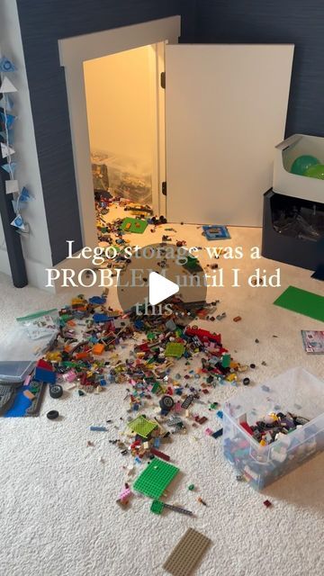 Kristen Daley on Instagram: "Comment “shop”

Yes, my 6 1/2 year old loves this setup 💙

My son doesn’t keep the legos organized by set but loves to look through the books and build over and over again!

He loves to make different minifigures and make his own sets so LOVES that he can easily find all the little parts and accessories. 

He finds it easy to find legos based on color and also have a rolling cart for his current projects!

… and oh course a junk drawer for when he doesn’t feel like putting the pieces back 😀

Why I have this set up? A lot of the rolling carts and bins I already had so I repurposed for this! 

Even though, I hope this lasts for years ( and it has so far), I didn’t want to have an entire section of his room designed solo for Legos incase he moves on 💙

This wor