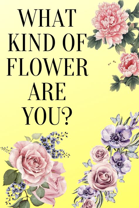 The thing about flowers is that they are all unique in their own ways. Just like you! We will ask you about your hobbies, your habits, your fears, and your joys, and from your answers, the right flower will bloom for you. So go on, take this quiz and find out which flower you are right now! #flowers #beauty #aesthetic #quiz #fun #personality Prettiest Flowers Names, Which Flower Are You Quiz, Which Flower Are You, What Flower Am I, Find My Aesthetic Quiz, Flower Personality, Pretty Flower Names, Wedding Quiz, Quiz Personality