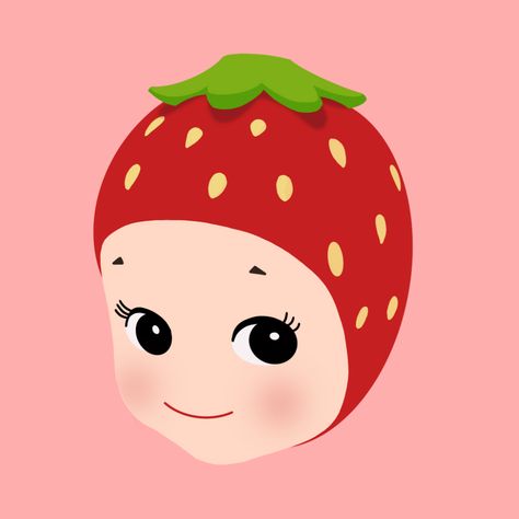 Cute Strawberry, Sonny Angel, Love Love Love, Love Love, Angel, Pink