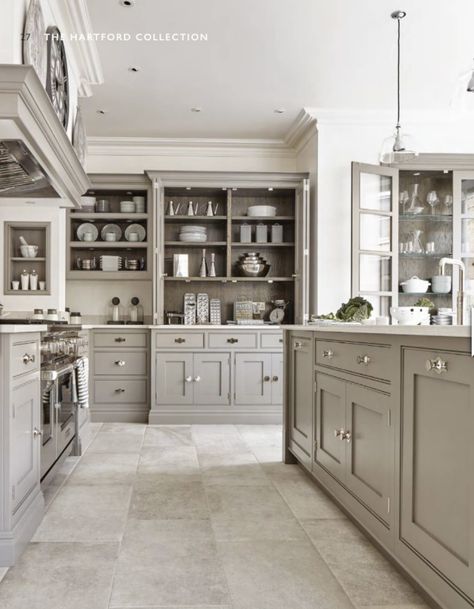 Tom Howley Kitchen, Tom Howley Kitchens, Blue Shaker Kitchen, Grey Painted Kitchen, Modern Shaker Kitchen, Modern Kitchen Open Plan, Grey Shaker Kitchen, Tom Howley, Blue Kitchen Designs