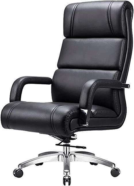 KJLY Office Chair Boss Chair Managerial Executive Chairs Ergonomic Chair Computer Chair, Leather Gaming Chairs Fixed Armrest Reclining Office Chair, Gamer Chair, Boss Chair, Chair Bows, Ergonomic Desk Chair, Executive Office Desk, Best Office Chair, Leather Swivel Chair, High Back Office Chair