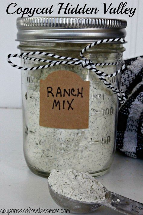 Easy Homemade Ranch, Diy Ranch, Homemade Ranch Dressing Mix, Dry Buttermilk, Homemade Ranch Seasoning, Diy Mixes, Ranch Mix, Homemade Spice Mix, Dry Mixes