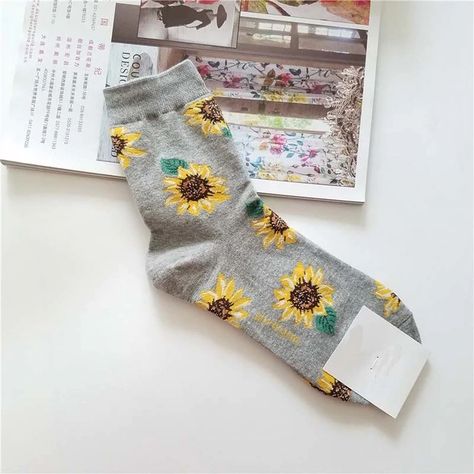 [EIOISAPRA]Cute Jacquard/Plants Printing Pattern Art Socks Women Korean Animal/Cactus Socks Funny Socks Kawaii Sokken Calcetines-in Socks from Underwear & Sleepwears on AliExpress Iconic Socks, Korean Socks, Rainbow Socks, Striped Tights, Art Socks, Sock Animals, Warm Slippers, Sunflower Pattern, Plant Pattern