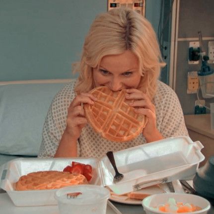 Gluten Free Humor, Parcs And Rec, Parks And Recs, Parks And Rec, Leslie Knope, Book Recommendation, Community Park, Parks N Rec, Breakfast For Dinner