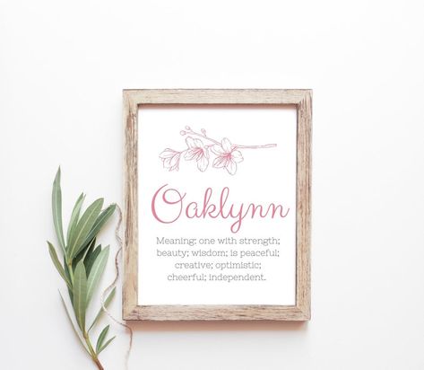 Buy Oaklynn Baby Name Meaning Baby Names Nursery Sign Girl Names Online in India - Etsy Nursery Signs Boy, Nursery Signs Girl, Baby Name Meaning, Charlotte Baby, Baby Names And Meanings, Name Meaning, Nursery Signs, Bee Theme