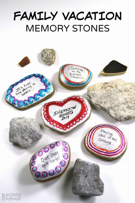 Make some painted stones to preserve those sweet summer family vacation memories! (Plus, learn about our favorite memories from our family vacation to Sherkston Shores!) Partnering with Sherkston Shores #SherkstonBloggers Family Connection, Memory Jar, Family Summer Vacation, Mommy Tips, Grand Kids, Vacation Memories, Family Ideas, Family Destinations, Rock Ideas