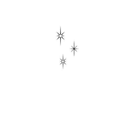 Small Dotwork Tattoo, Three Stars Tattoo, Star Tattoo Small, Dainty Star Tattoo, Small Elegant Tattoos, Little Stars Tattoo, Tattoos Elegant, Petite Tattoos, Парные Тату