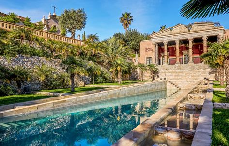 Step Inside Jacques Garcia's Monastery Turned Country House | Architectural Digest Sicilian Villa, White Lotus Season 2, Most Beautiful Wedding Venues, Hotel Costes, Roman House, Haley Lu Richardson, The White Lotus, Greek Villas, Greek Temple