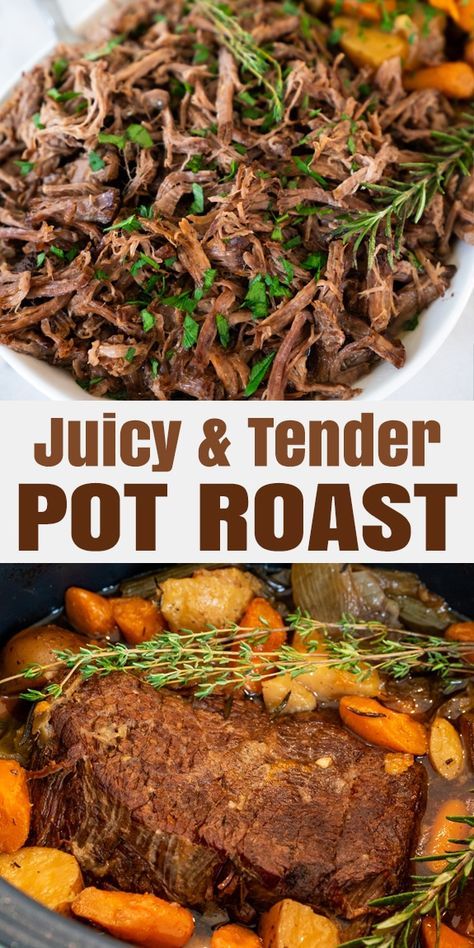 Gluten Free Roast Crockpot, Crockpot Pot Roast With Gravy, Pot Roast Gluten Free, Beef Roast Crockpot Recipes, Potroast Slowcooker, Roast Beef Crock Pot Recipes, Crockpot Dinners Healthy, Crockpot Pot Roast, Crockpot Roast Recipes