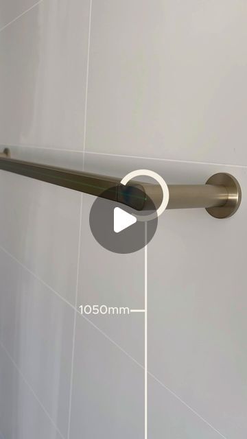 The Bathroom Guide on Instagram: "SAVE this for later 👇🏼 

Towel railings and robe hooks! 

Single towel railings are installed around 1050-1100mm from the finished floor. 
(41.33 to 43.30”)

Stacked towel rails are normally installed as follows:

The bottom rail:
900mm/35.43” from the finished floor height

Top rail:
1700mm/66.92” from the first rail.

(The key with these is to ensure that your towels will not over lap! Make sure the bottom towel does not hit the floor and that the top one is not too high!)

Robe hook heights:
1800mm/70.86” from the finished floor height

What other heights should we cover off on?

Let us know in the comments👇🏼

🚀P.S If you want to learn how to create your own bathroom design using our structured design workflow methods… you’ll love our FREE 8 step v Bathroom Rails And Hooks, Bathroom Towel Rails Ideas, Towel Rails Bathroom, Bathroom Towel Bar Placement, Towel Bar Placement, Towel Hooks In Bathroom, Hand Towel Hook, Bathroom Measurements, Towel Rail Ideas