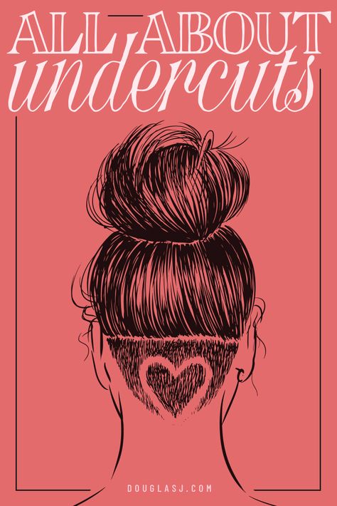 Shaved Patterns In Hair Women, Ladies Undercut Hairstyles Long Hair, Female Undercut Long Hair Design, Woman Undercut Designs, Moon Undercut, Undercut Women Design, Hidden Undercut Short Hair, Simple Undercut Designs For Women, Girly Undercut