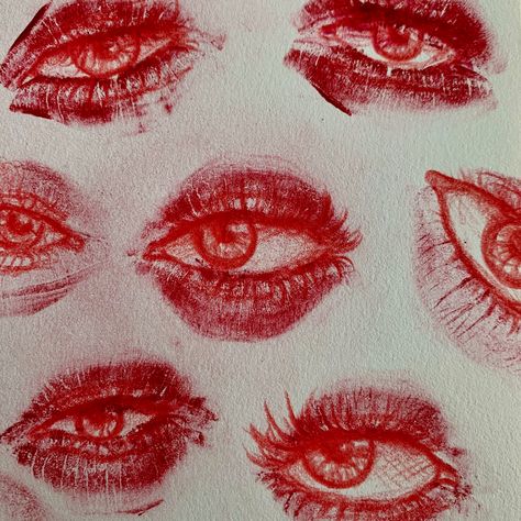 #kiss #eye #aesthetic #drawing #draw #lips #sephora Kisses Draw Simple, Lipstick Eyeball Drawing, Lipstick Kiss Eye Drawing, Lips And Eyes Drawing, Eye Lips Drawing, Kiss Eyes Art, Lip Eye Drawing, Kiss Lips Drawing Reference, Lipstick Art Drawing Kiss