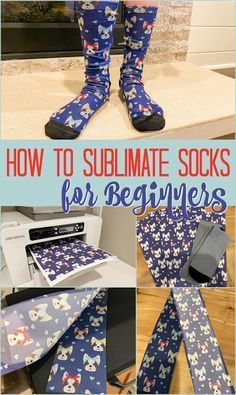 Sublimated Socks, Silhouette School Blog, Sublimation Gifts, Ink Markers, Sublimation Ideas Projects Inspiration, Silhouette Cameo Tutorials, Silhouette School, Free Silhouette, Cricut Projects Beginner