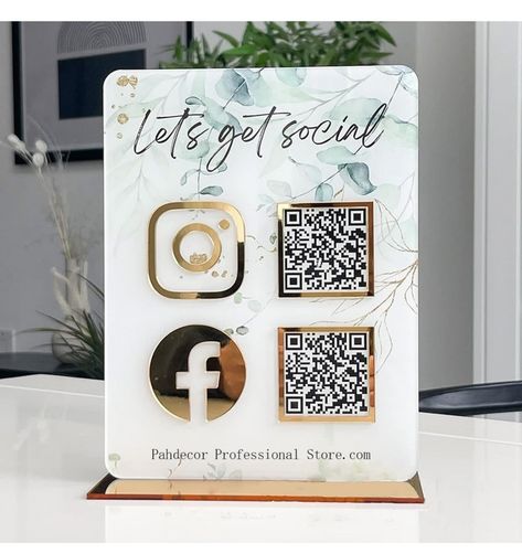 Payment Sign, Facebook Social Media, Scan To Pay, Qr Code Sign, Nail Salon Design, Social Media Signs, Salon Signs, Happy Birthday Template, Office Branding