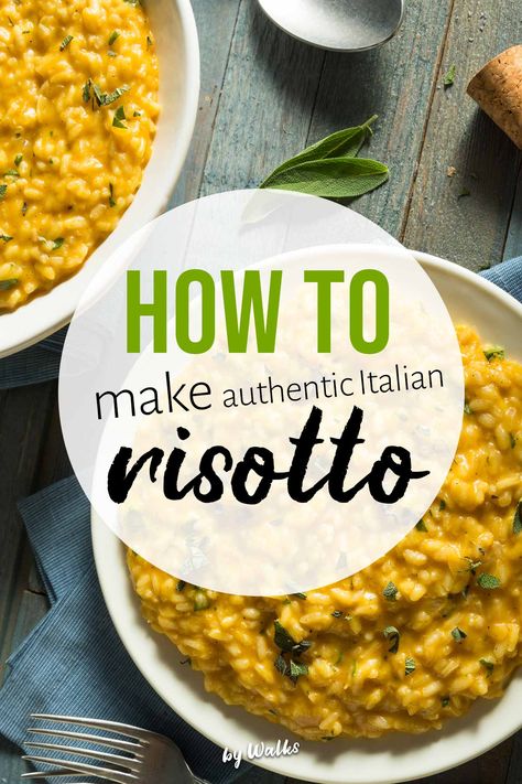 Homemade Risotto, Filet Mignon Chorizo, Italian Risotto, Easy Risotto, Risotto Recipes Easy, Recipes Pork, Recipes Savory, Recipes Authentic, Risotto Recipe