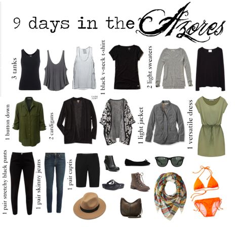 What to wear in the Azores + Azores Packing tips | azores guide riseandbrine.com Cruise Pictures, São Miguel Island, Travel Wishes, The Azores, Trip Outfits, Backpacking Europe, Vacation Packing, Travel Wardrobe, Travel Planning