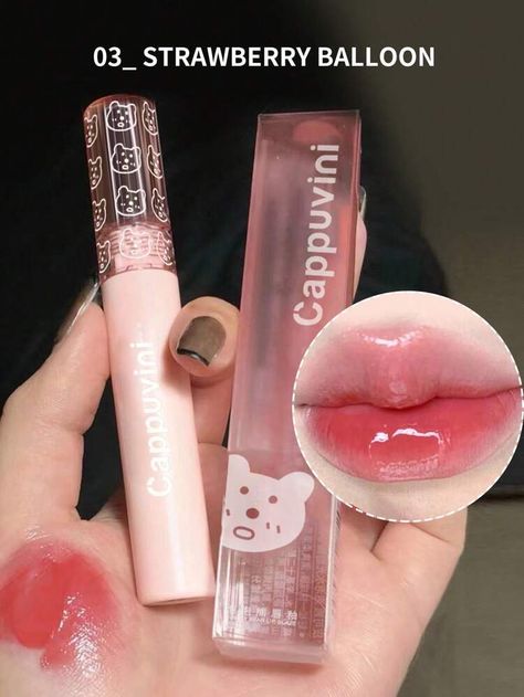 Glossy Lip Gloss, Cute Lipstick, Jelly Lipstick, High Shine Lip Gloss, Glossier Lip Gloss, Glitter Lip Gloss, Makeup Accesories, Lip Makeup Tutorial, Lip Cosmetics