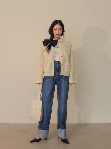 Style Nanda, Stylenanda Fashion, Adidas Samba Outfit, Preppy Fall, Seoul Fashion Week, 가을 패션, Casual Style Outfits, Winter Fashion Outfits, Street Style Outfit