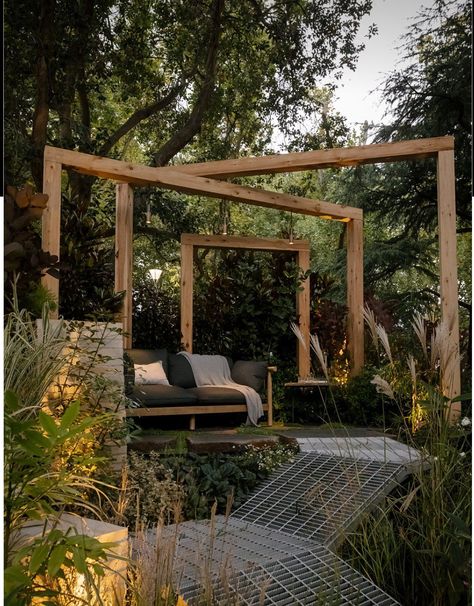 Landscape Construction, Deco Originale, Outdoor Gardens Design, Garden Show, Pergola Patio, Garden Trellis, Garden Structures, Back Garden, Dream Garden