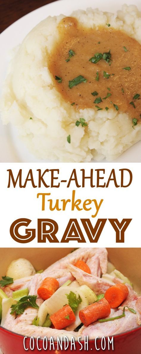 make ahead turkey gravy thanksgiving Make Ahead Turkey, Make Ahead Gravy, Thanksgiving Recipes Drinks, Make Ahead Turkey Gravy, Turkey Gravy From Drippings, Traditional Thanksgiving Recipes, Turkey Gravy Recipe, Thanksgiving Food Sides, Thanksgiving Appetizer Recipes