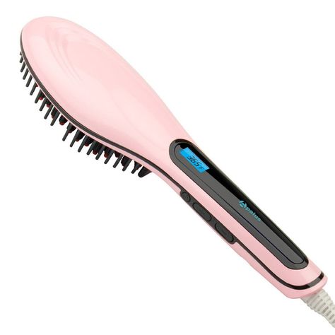 Straight Hair Styling, Brush Hair Straightener, Penyimpanan Makeup, Silky Straight Hair, Straight Iron, Natural Straight Hair, Alat Makeup, Detangling Hair, Detangling Hair Brush