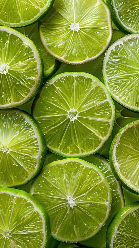 Premium Photo | Lime Slices pattern background simple wallpaper high definition photography Lime Green Lockscreen, High Definition Photography, Lime Aesthetic Wallpaper, Lime Green Aesthetic, Lime Aesthetic, Lime Background, Lime Wallpaper, Musician Style, Lime Fruit