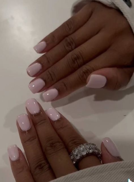 Really Short Acrylic Nails, Short Rounded Acrylic Nails, Really Short Nails, Rounded Acrylic Nails, Soft Pink Nails, Work Nails, Nails Colors, Classy Acrylic Nails, Classic Nails