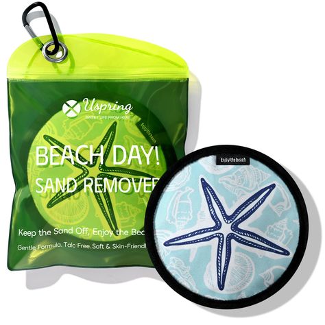 PRICES MAY VARY. ⭐𝐐𝐮𝐢𝐜𝐤𝐥𝐲 𝐒𝐚𝐧𝐝 𝐑𝐞𝐦𝐨𝐯𝐚𝐥: Our beach essential sand remover for beach are crafted with a skin-friendly formula, talc-free and fragrance-free, featuring natural cornstarch for effective sand removal. Beach accessories sand remover for people of all ages to enjoy the beach! ⭐𝐁𝐞𝐚𝐜𝐡 𝐌𝐮𝐬𝐭 𝐇𝐚𝐯𝐞𝐬: Our sandscreen sand remover bag is both stylish and functional, lightweight and waterproof. Easy to use for effortlessly cleaning sand off, ensuring a comfortable Vacation Gift Basket, Beach Bag Gift Basket, Beach Gift Basket, Beach Must Haves, Beach Gadgets, Beach Theme Gifts, Beach Bag Gift, Beach Supplies, Cruise Essentials