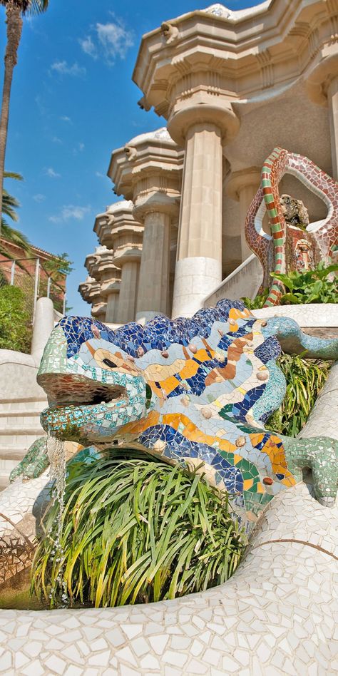 Parque Guell, Gaudi Art, Parc Guell, Gaudi Architecture, Royal Caribbean Cruises, Gaudi Barcelona, Antonio Gaudí, Park Güell, Dream Cruise