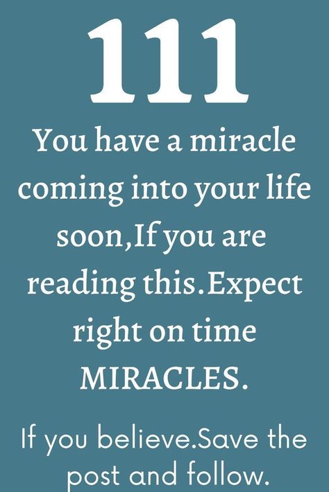 You have a miracle coming into your life soon - 111 Angel Number God Numbers, Positive Attraction, 111 Meaning, Positive Manifestation, Manifest Affirmations, Manifestation Spirituality, Spiritual Affirmations, Affirmation Manifestation, Angel Number 111